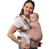 Boba X Marsupio - Regolabile da Neonato a Bambino, Marsupio Ergonomico 2-in-1 Frontale e Zaino con Spallacci Incrociabili (Fioritura)
