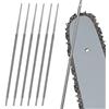 MUYAPAY Lime Rotonde per Catene di Motosega,5.2MM affila Catena Motosega Catene per Motosega lima Catena Motosega 6 Pacchi,Strumento di Affilatura per la Riparazione e l'affilatura delle Catene della Sega