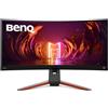 BENQ Monitor 34'' LED VA Curvo Gaming EX3410R 3440x1440 Ultra WQHD Tempo di Risposta 1 ms Frequenza di Aggiornamento 144 (Hz) Nero