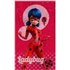L-S KIDS BOUTIQUE Miraculous Ladybug Supergirl Telo mare | 100% cotone | OEKO-TEX | 70 x 120 cm | Stampa ragazza | Rosso