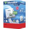Menalux 3101 MP - Confezione da 12 sacchetti per aspirapolvere con 2 micro filtri
