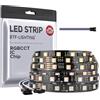 BTF-LIGHTING WS2805 SPI RGBCCT Indirizzabile Sogno Colore Striscia LED WS2805 IC Nastro LED 5M 60LEDs/m 50Pixels DC24V IP30 Inseguimento Effetto Decorazione(non include Controller & Alimentazione)