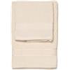 PARAMAISON Asciugamani Bagno Viso e Bidet, Collezione Diamont Luxury (1+1), 100% Cotone 420 Grammi, Casa, Piscina, Palestra| Panna