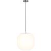 MAYTONI DECORATIVE LIGHTING Mininalista Lampada Pendente a Sospensione Esterno, Sfera, 1 luce, in Plastica, Bianco, cavo Nero, Altezza Regolabile, per 1 x E27 30W non incl IP54