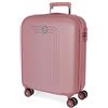 MOVOM Riga Trolley cabina Rosa 40x55x20 cms Rigida ABS Chiusura a combinazione numerica 37L 3Kgs 4 doppie ruote Espandibile Bagaglio a mano