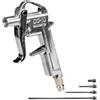 Einhell Pistola ad aria 4 ugelli (kit di 5 accessori per compressori, per pressione da 2 a 8 bar, 4 ugelli inclusi: 20, 50, 95 e 220 mm)