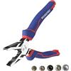 WORKPRO Pinza Combinata da 200 mm, Cr-V Pinza Universale a Leva Elevata con Taglierina ed Estrattore per Viti, per Rimuovere Rapidamente Elementi di Fissaggio Danneggiati o Arrugginiti