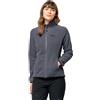 Jack Wolfskin Moonrise FZ W Giacca in Pile, Delfino, XS Donna