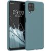kwmobile Custodia Compatibile con Samsung Galaxy A12 Cover - Back Case per Smartphone in Silicone TPU - Protezione Gommata - antique stone