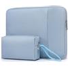 HYZUO 13 Pollici Custodie per Portatili Compatibile con MacBook Air 13 M4/M3/M2/M1 2025-2018, MacBook Pro 13 M2/M1 2025-2016, iPad Pro/Air 13, XPS 13, Surface Pro, 12-13 notebook/tablet, Blu Pallido