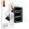 Spigen Glas.tR EZ Fit Vetro Temperato compatibile con iPad Pro 11 pollici M5 (2025), iPad Pro 11 pollici M4 (2024), Installazione Facile, Cristallino, Anti-graffio, Durezza 9H Pellicola prottetiva