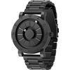 EUTOUR Orologio Uomo Magnetico Moda Semplice Nessun Vetro Cuscinetto a Sfera Quarzo Orologi da Polso da Uomo con Cinturino in Acciaio Inossidabile Nero