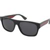 Gucci GG0341S 001 | Occhiali da Sole Graduati o Non Graduati | Prova Online | Unisex | Plastica | Quadrati | Nero | Adrialenti