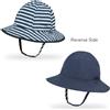 Sunday Afternoons Infant SunSkipper Bucket, Navy stripe/captain's navy