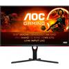 AOC G3 U32G3X/BK LED display 80 cm (31.5') 3840 x 2160 Pixel 4K Ultra HD Nero, Rosso