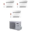 Aermec Climatizzatore Trial Split CKG a Console 9+9+18 con MPG730 R-32 Inverter Wi-Fi Incluso Classe A++ ,
