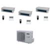 Aermec Climatizzatore Trial Split Canalizzato MPG/D 9+12+12 con MPG730 R-32 Inverter Comando Incluso Classe A++ ,