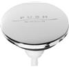 Wirquin SP9260 Quick Clac SP9260-Tappo di Ricambio Cromato per Vasca da Bagno e lavabo, a Scatto, Multicolore