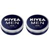 Nivea MEN CREME CREMA VISO MANO CORPO Idratante Pelle Secca 75ml Confezione da due