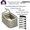 Ricambio refrigeratore, Refrigeratori acqua, Serpentina evaporatore Ø 8x0,5 Inox 304