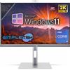 Simpletek ALL IN ONE 24" 2K 75Hz i9 9°GEN WIN 11 RAM 8GB SSD 120GB GPU RX550 4GB GAMING