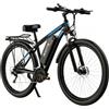 DUOTTS C29 Bicicletta elettrica con portapacchi posteriore, 750W, batteria 48V 15Ah, autonomia 50km