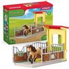 SCHLEICH 42609 Box per Pony con Stallone Islandese, da 3 Anni, Farm World - Playset, 4 Pezzi