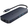 Targus HD4004GL replicatore di porte e docking station per laptop USB tipo-C Blu