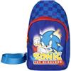CERDÁ LIFE'S LITTLE MOMENTS Zaino Sonic - Colore blu - 13x23x7cm - Realizzato in poliestere - Borsa a tracolla per bambini con manici regolabili - Scomparto principale - Prodotto originale disegnato in Spagna