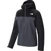 The North Face NF00CMJ059Q W STRATOS JACKET - EU Giacca Donna Vanadis Grey-Black-Asphalt Grey Taglia M