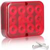 SPARKMOTO 1 fanale fendinebbia posteriore a LED, 12 V, marchio di omologazione E, impermeabile, per auto, trattore, roulotte, fendinebbia posteriore, universale, IP67