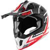 Givi Casco Moto Cross Enduro Givi 70.1 LOGIC Nero Bianco Rosso