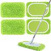 AiQInu 2 Pezzi Catturapolvere Riutilizzabili per Swiffer Sweeper, Panni Lavapavimenti, Panni cuscinetti per mocio riutilizzabili - Verde
