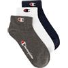 CHAMPION 3PK QUARTER SOCKS Calzini 3PP