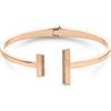 CALVIN KLEIN Bracciale semi-rigido in acciaio rosato
