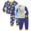 BlueY Pigiama Ragazzi | Confezione da 2 Pigiama per Bambini | Set di Due Pigiama per Ragazzi | Merchandise Ufficiale |Blu | 2-3 Anni