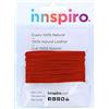 INNSPIRO Cordino in pelle naturale rosso 2,0 mm. 5