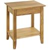 HAKU Möbel Consolle rovere, Legno massiccio - Dim. L 50 cm x A 60 cm x P 40 cm, Stile Tradizionale
