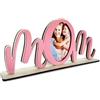 YNNHUDEEP Mamma regalo - Cornice portafoto in legno, regalo per la festa della mamma per la mamma, per figlia, figlio, regalo personalizzato per la festa della mamma (29 x 13 cm)