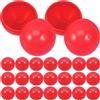 jojofuny 50 PCS Lotteria Palle per Aprire Colorato Bingo Sfere di Ricambio 3CM Sfere di Divisibile Vuote Rotondo Palline