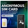 travSIM Scheda SIM anonima | 6 GB di dati mobili a velocità 4G/5G | Roaming gratuito nel Regno Unito e in oltre 30 paesi dell'UE | Il piano è valido per 30 giorni | Ricaricabile