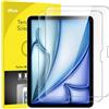 JETech Pellicola Protettiva per iPad Air 11 Pollici M4/M3/M2 (2026/2025/2024), 9H Vetro Temperato Film, HD Chiaro, Pacco da 2