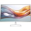 HP 527sw Monitor, Schermo da 27 FHD IPS Antiriflesso, Tecnologia Eye Ease, Tempo Risposta 5 ms GtG Overdrive, Risoluzione 1920 x 1080, Software Display Center, HDMI, Bianco