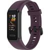 Shieranlee Cinturino Compatibile con Huawei Band 4/Honor 5i - Cinturino Sportivo di Ricambio per Orologi - Materiale Silicone - Colore Viola - Lunghezza 22 cm - Fibbia