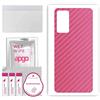 apgo BACK SKIN Film Pellicola protettiva Protezione Posteriore per Xiaomi Redmi Note 11 Pro, skin sticker film foil vinyl Carbon Rosa