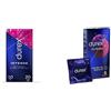 Durex Gel Lubrificante Base Acquosa con Stimolante Per lei Intense 10ml + Durex Intense Preservativi Stimolanti con Nervature e Gel Stimolante, 6 Profilattici