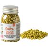Decora 2081151 Confezione Da 100 G Perle Di Zucchero Oro 5 Mm