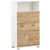 Schildmeyer Palermo 157646 - Highboard con decorazione in rovere artisano, 59,8 x 32,6 x 110,5 cm