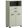 Schildmeyer Palermo 157648 - Credenza, 59,8 x 32,6 x 110,5 cm, verde pistacchio