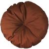 DAMIAN WIKLINA NATURALNE PRODUKTY Z DREW Cuscino per cani - Cuscino per gatti - rotondo taglia Ø 50 cm colore marrone - Cuccia per cani - Cuccia per gatti - Materasso per cani o gatti - Lavabile - Ideale per cesti di trasporto o letti per